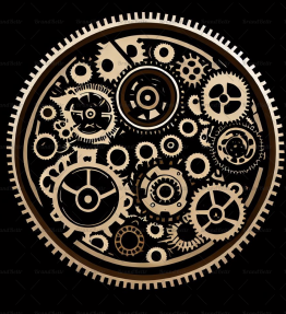 Steampunk Zahnräder
